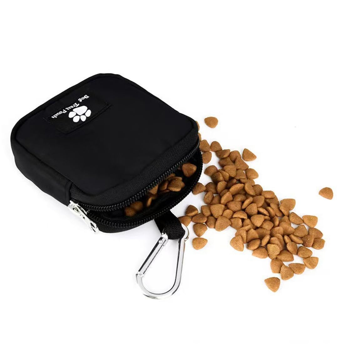 Borsa impermeabile per cani, borsa per cani per addestramento del cane, dispenser di sacchetti integrato, borsa a tracolla regolabile, Allenamento all'aperto (Blk)
