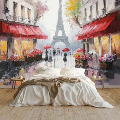 Papier peint intissé Tour Eiffel pour relooker un mur de salon - 5