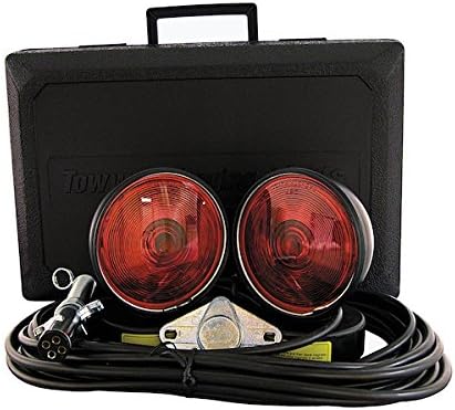TL257M, Magnetic Tow Lights with 30' Cord and 4 Prong Round Plug for Tow Truck, Rollback, Wrecker