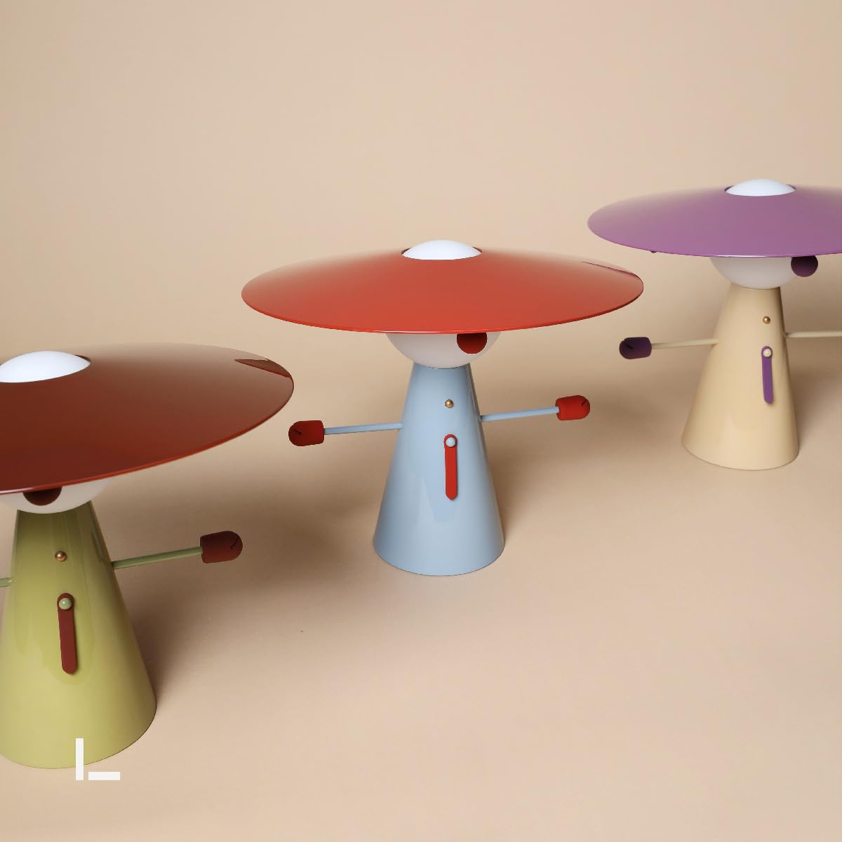 OOWOKS Lámpara de mesa inalámbrica Buddy-Mini con figura, luz táctil de 3000K luz cálida lámpara LED regulable para mesita de noche con batería de 3000mAh lámpara de mesa decorativa con diseño,A