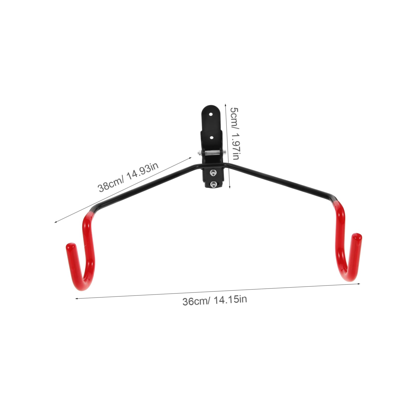 NUOBESTY Wandmontierter Fahrradaufbewahrungshaken Aus Manganstahl Stabiler Fahrradhalter Für Garage Und Innenbereich Platzsparender Wandhaken Für Fahrräder Für Radliebhaber Und Praktische Nutzung