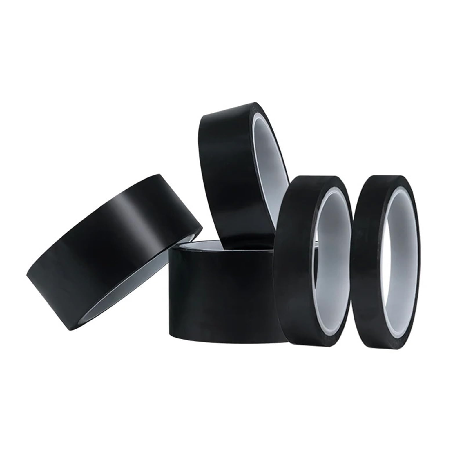 Cinta adhesiva de poliimida negra resistente al voltaje, con sombreado mate y resistente a altas temperaturas.(35.0mm)