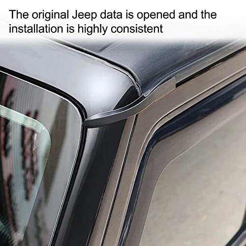 image for Z8LED Hardtop Rain Diverters ABS Drip Rail Extension Rain Gutter Exter