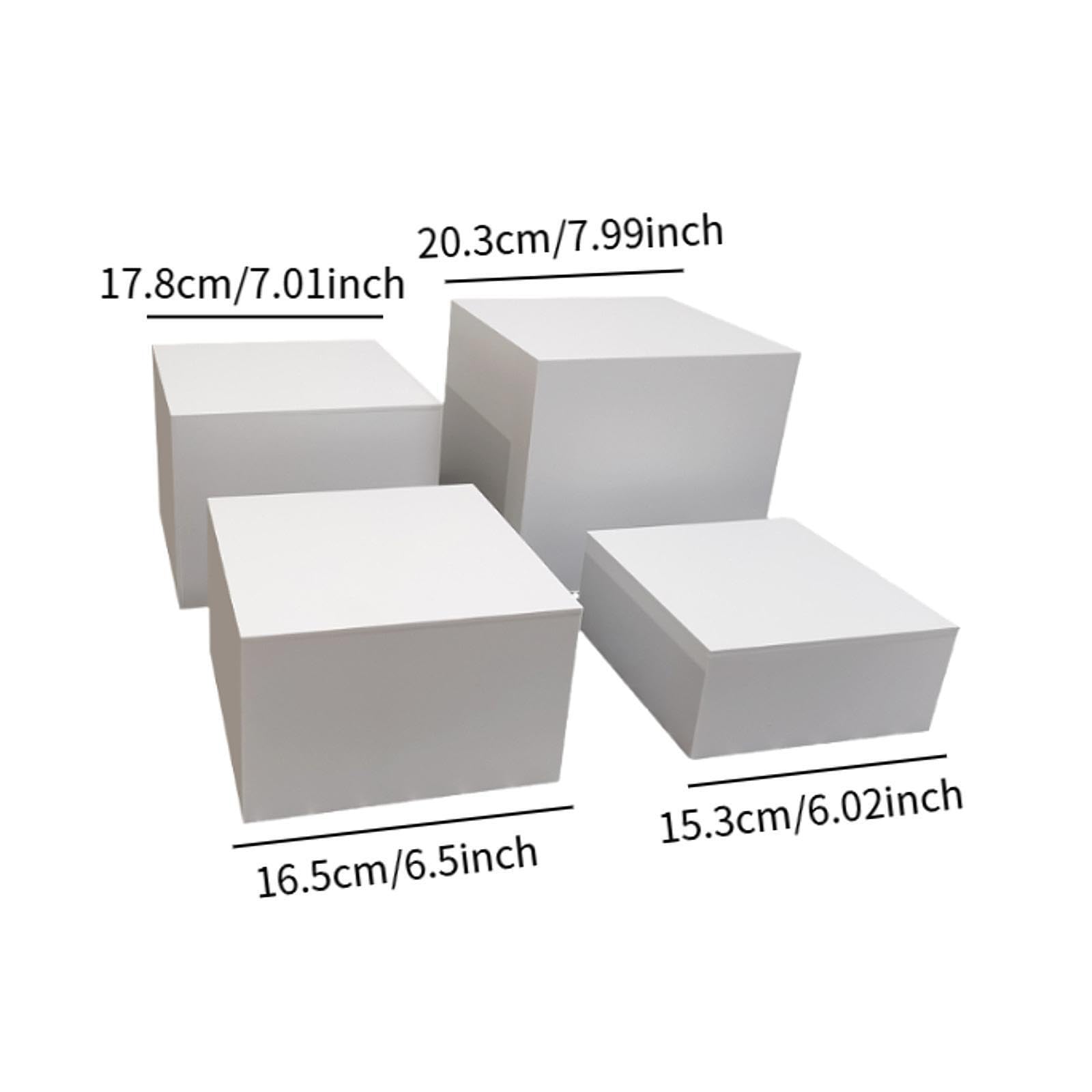 Alzate per buffet, decorazioni in acrilico, tavolo da buffet, espositore Per unico per caramelle con fondo cavo per ospitare eventi, alzate ad incastro, decorazioni, organizzatori, figure.