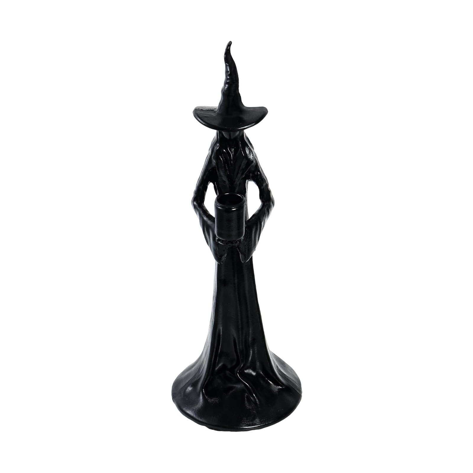 sodeber Halloween Witch Sculpture Stand with Base Resin for Party Resin Witch Sculpture