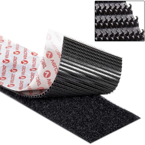 Velcro Brand PS51/PS52 ULTRAMATE Industrial Strength Velcro Heavy-Duty Self Adhesive Velcro Tape 20mm 2cm Wide (1m) | Multiples Sent as Continuous Length