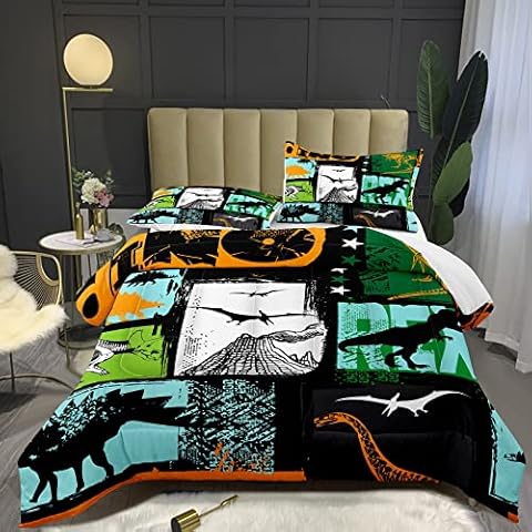 Bodhi Cartoon Dinosaur Comforter Set for Kids Cover