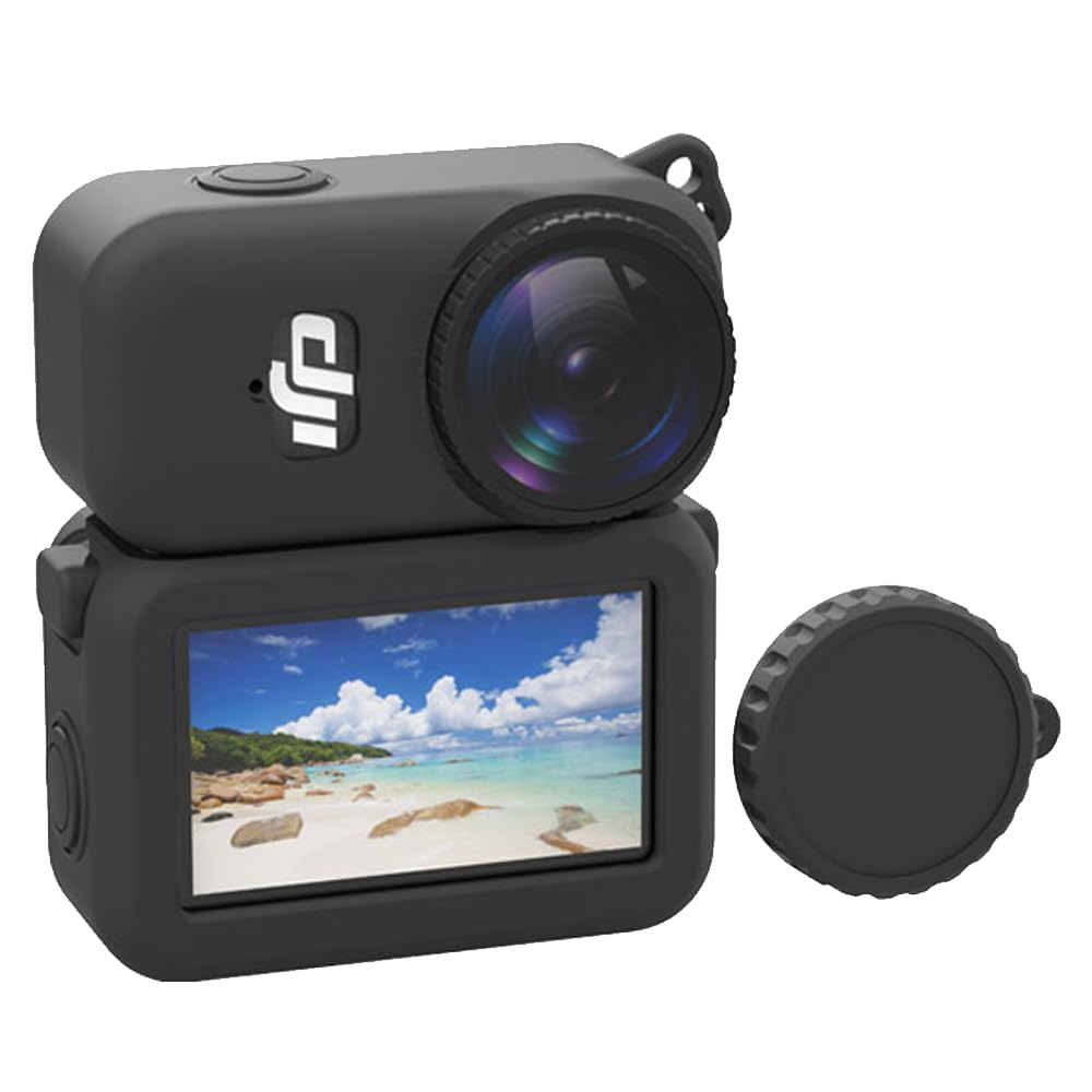 Lemxiee Hoesje voor DJI Osmo Nano case Accessoires [2 Stuks] Schermbeschermer voor DJI Osmo Nano Screen Protector