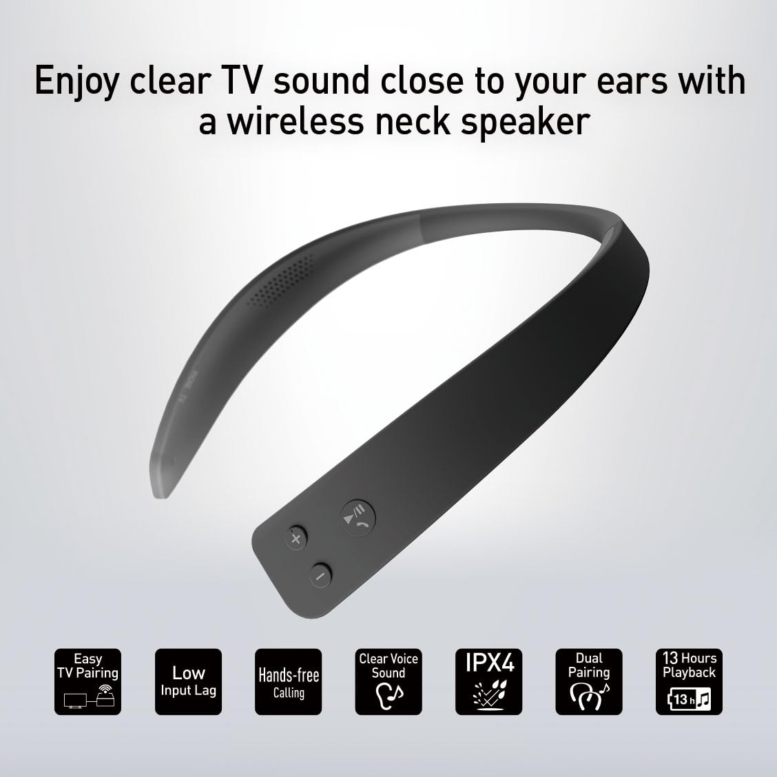 Panasonic WN10 Wireless Wearable TV Neck Speaker Review - Dettaglio