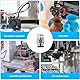 20 Stück PC4-M10 Stecker, PC4-M10 Gerade Pneumatikkupplung, PC4-M10 Pneumatik Verbinder, PC4-M10 Gerader Pneumatischer Anschluss für 3D-Drucker, Schnellverschraubung, Gewinde M10