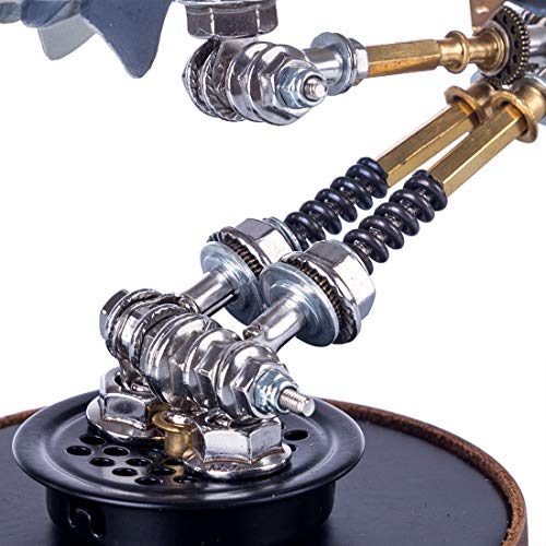 Zestaw samodzielnego montażu metalowych puzzli 3D rekinem, rozkładana układanka 3D, zestaw budowania stali nierdzewnej dorosłych, mechaniczna zabawka łamigłówka, ozdoba biurko – 136 elementów