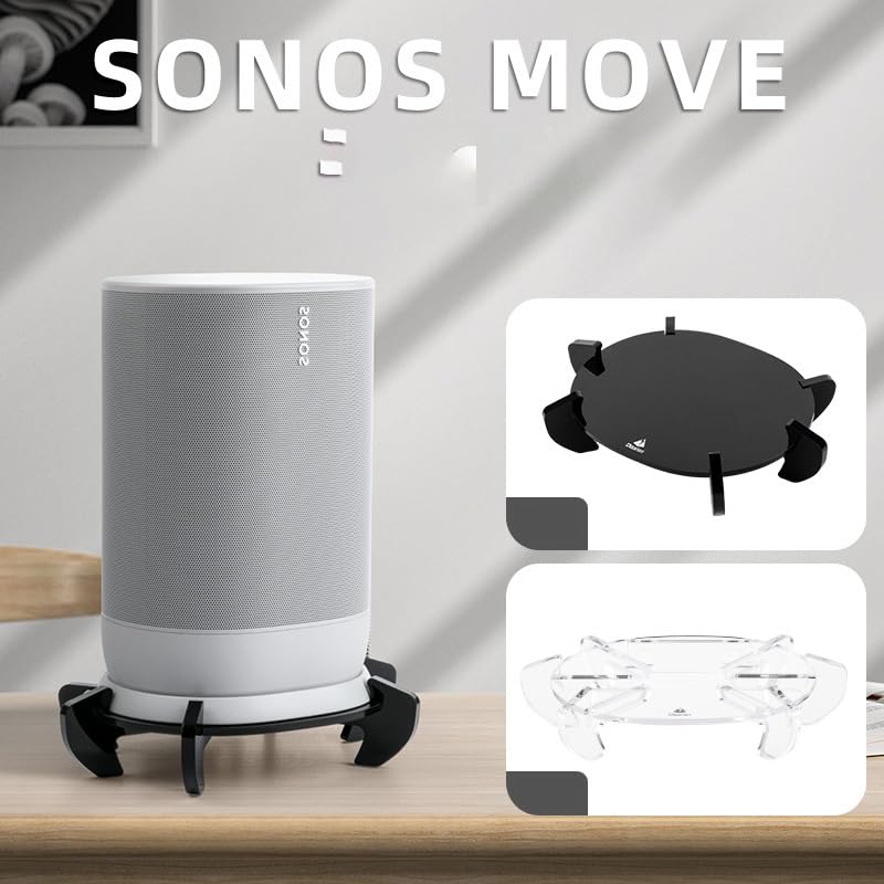 Soporte para Sonos Move con base de sobremesa estable y pasacables oculto contra enredos 7