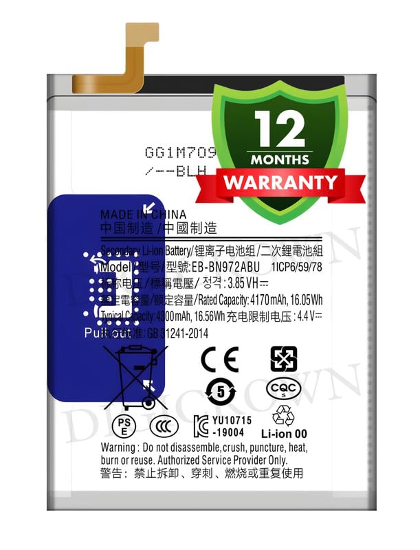 Image of Original EB-BN972ABU Battery Compatible for Samsung Galaxy Note 10+ | Note 10 Plus - (4300mAh) - 1 Year Warranty DF7