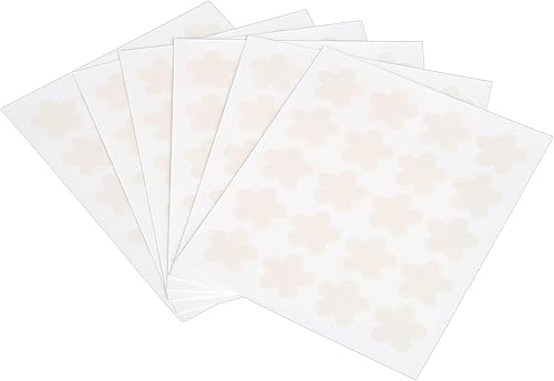 120 calcomanías de detección, calcomanías de detección para protector solar, parches reutilizables en forma de flor con recordatorio de