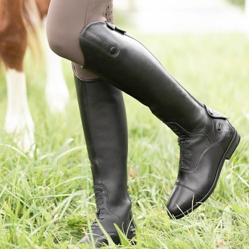 Equinavia Karolina Womens Leather Premium Equestrian English Horse Riding Tall Field Boots | Luxurious and Durable3