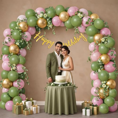 Image of Party Propz Happy Birthday Decoration Kit -55 Pcs, Birthday Decoration Items with Birthday Balloons, Golden Happy Birthday Banner, Balloons for Birthday Decoration for Boys & Girls (Cardstock, Latex)