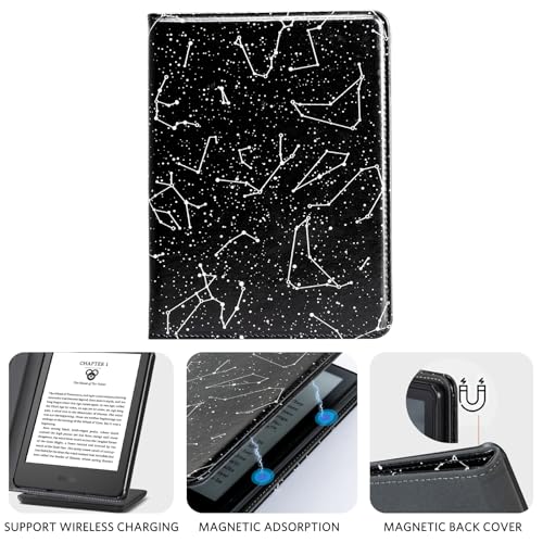 Image of CoBak Case for 6 inch E-Reader Cases (2024 & 2022, 11th Gen) - PU Leather Smart Cover with Auto Sleep /Wake & Hand Strap, Premium Protective Case for Tablet Case