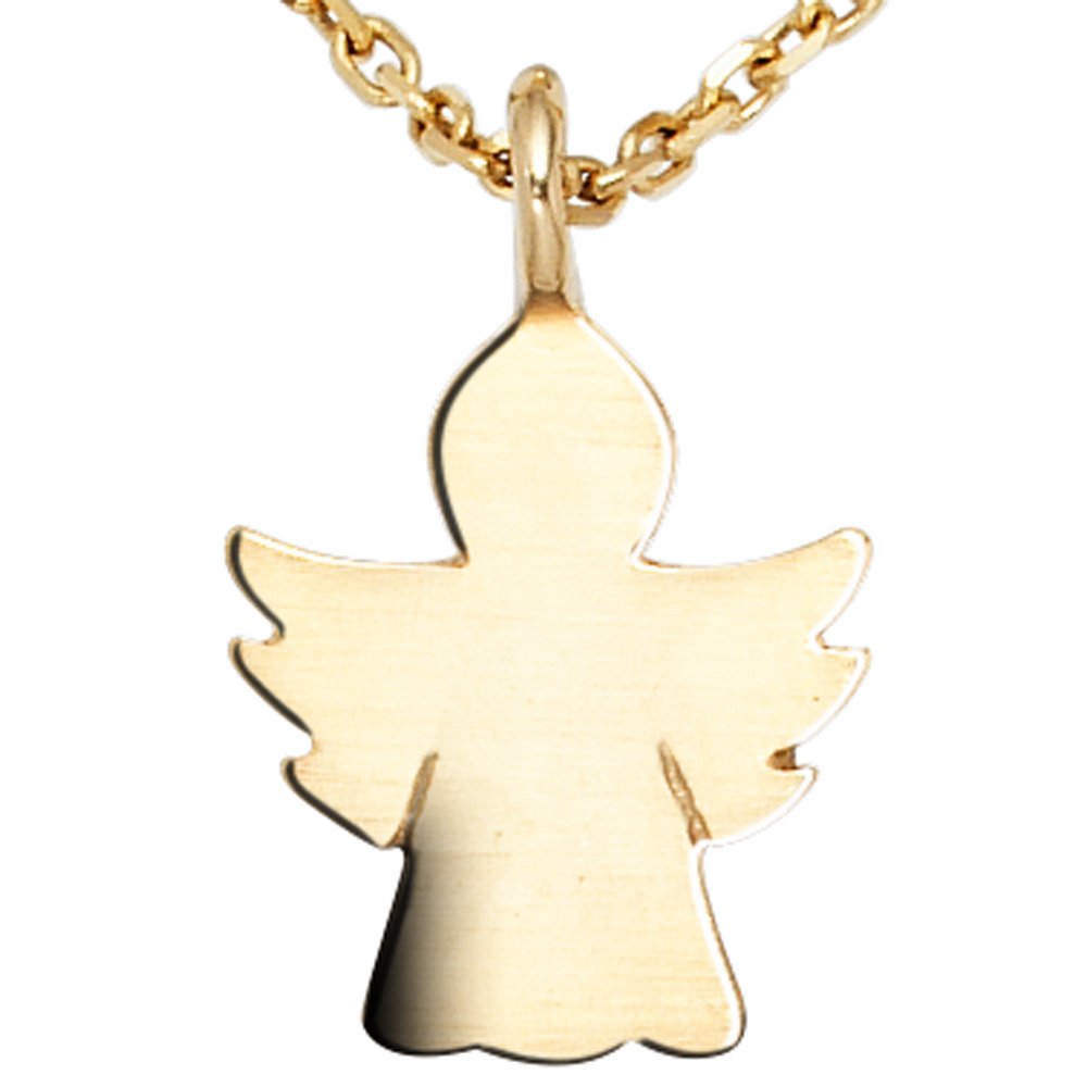 Jobo Kinder-Anhänger Schutzengel aus 14 Karat 585 Gold