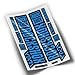 PEGATINEA Decals Autocollants DE Fourche ROCKSHOX Yari 2018 WP61 Bleu 517