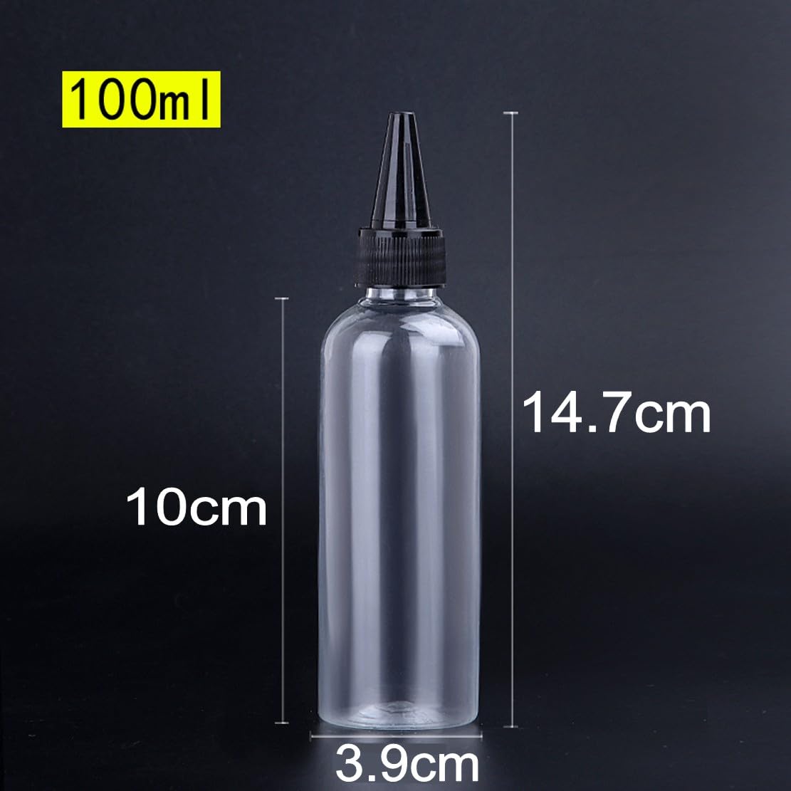 Set 12 Flaconi Plastica 100ml Con Coperchio Sicurezza Bambini - Inclusi Contagocce Ed Etichette - Foto 8