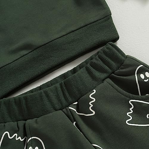 Amnnchya Baby Girl Boy Halloween Outfit Spooky Long Sleeve Sweatshirt Pants Infant Toddler Girls Fall Winter Clothes thumb #5