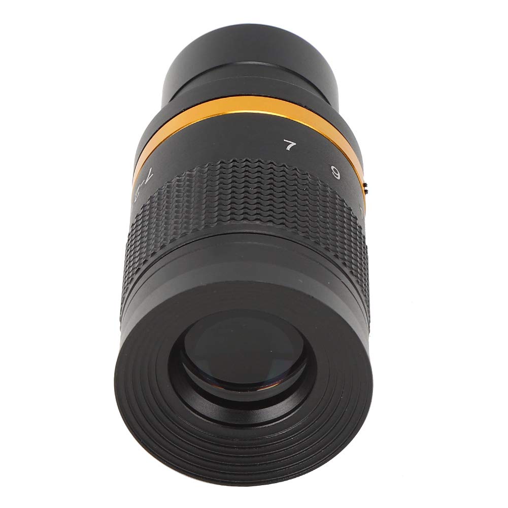Shanrya Taidda- de Fin d'année Oculaire Zoom 7-21mm Oculaire de télescope astronomique pour visualiser la Lune, Les planètes, Les nébuleuses, Les amas d'étoiles et Autres