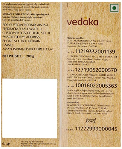 Image of Amazon Brand - Vedaka Dry Fruits Combo | 400 Gram | 200 Gram Each - Raisins And Cashews | Delicious, Natural & Premium Dried Fruits (Pack of 3)