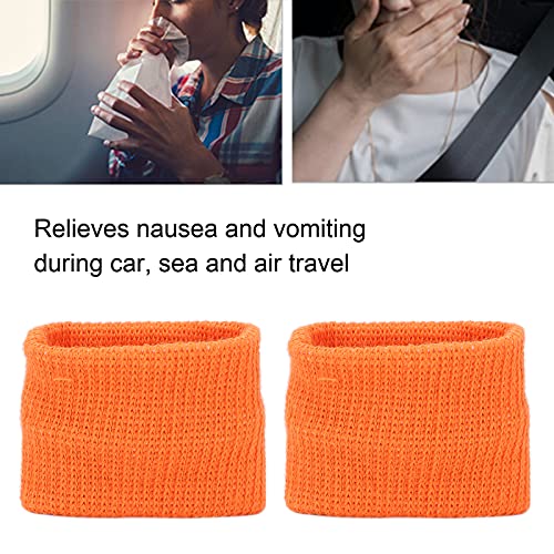 Pulseira antienjoo de movimento, pulseira reutilizável para viagem com enjoo de movimento, 5 x 3 cm,