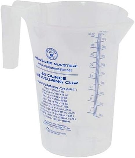 Amazon Com Measure Master Graduated Round Container 32 Oz 1000 Ml Cs Soil Amendments Natural Everything Else Amazon Com Measure Master Graduated Round Container 32 Oz 1000 Ml Cs Soil Amendments Natural Everything Else