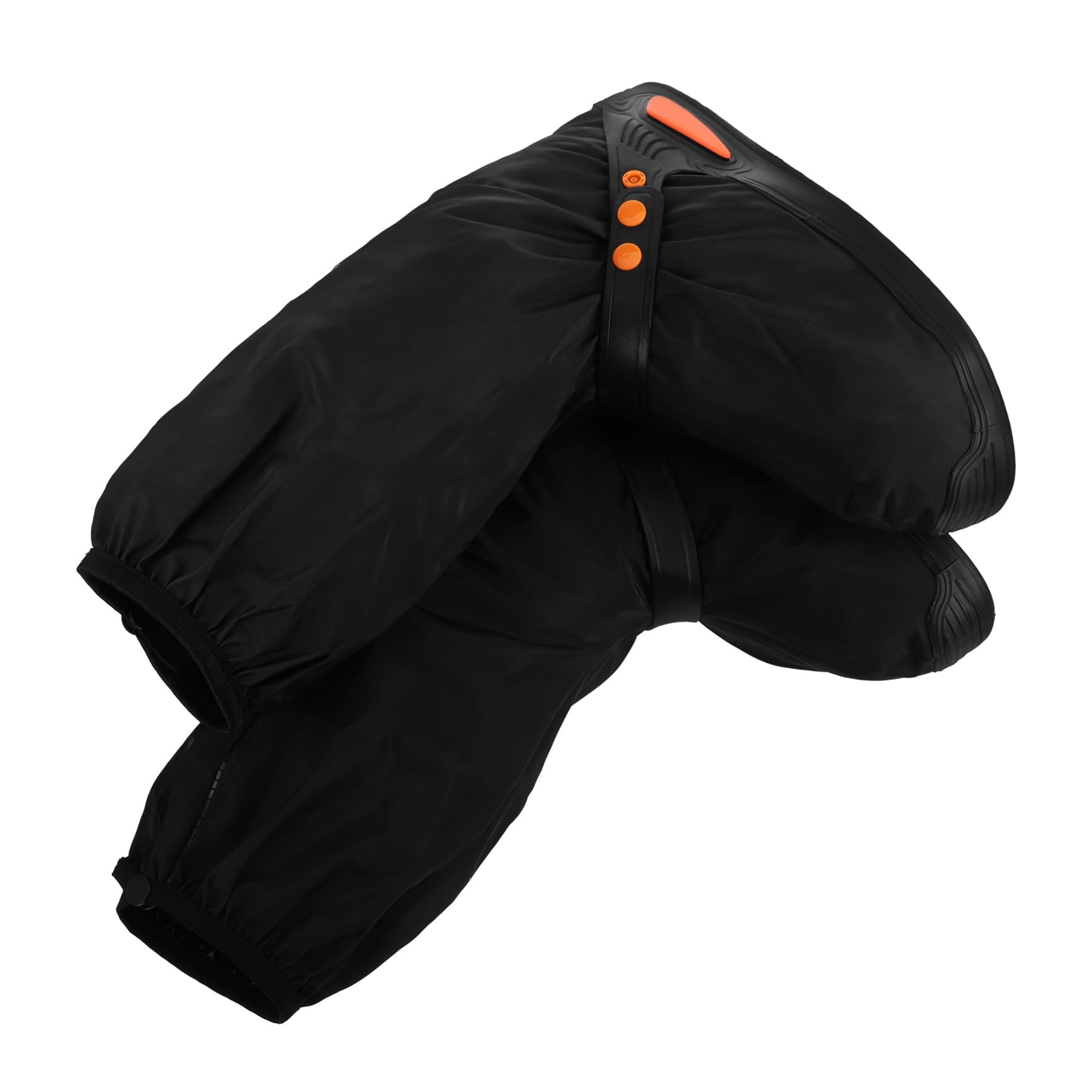 Cubrezapatos a Prueba De Lluvia Funda para Botas De Lluvia Cubierta De Zapatos De Motocicleta Cubiertas De Zapatos De Lluvia Cubierta De Maletero De Polivinilo Black