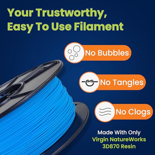 Image of 3D-Fuel Tough Pro PLA+ Filament for 3D Printing, Made in The, Fjord Blue