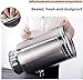 ANSNAL 10L Food Grade Stainless Steel Milk Transport Can Milk Bucket Wine Pail Bucket Tote Jug with Sealed Lid for Liquid Storage Container