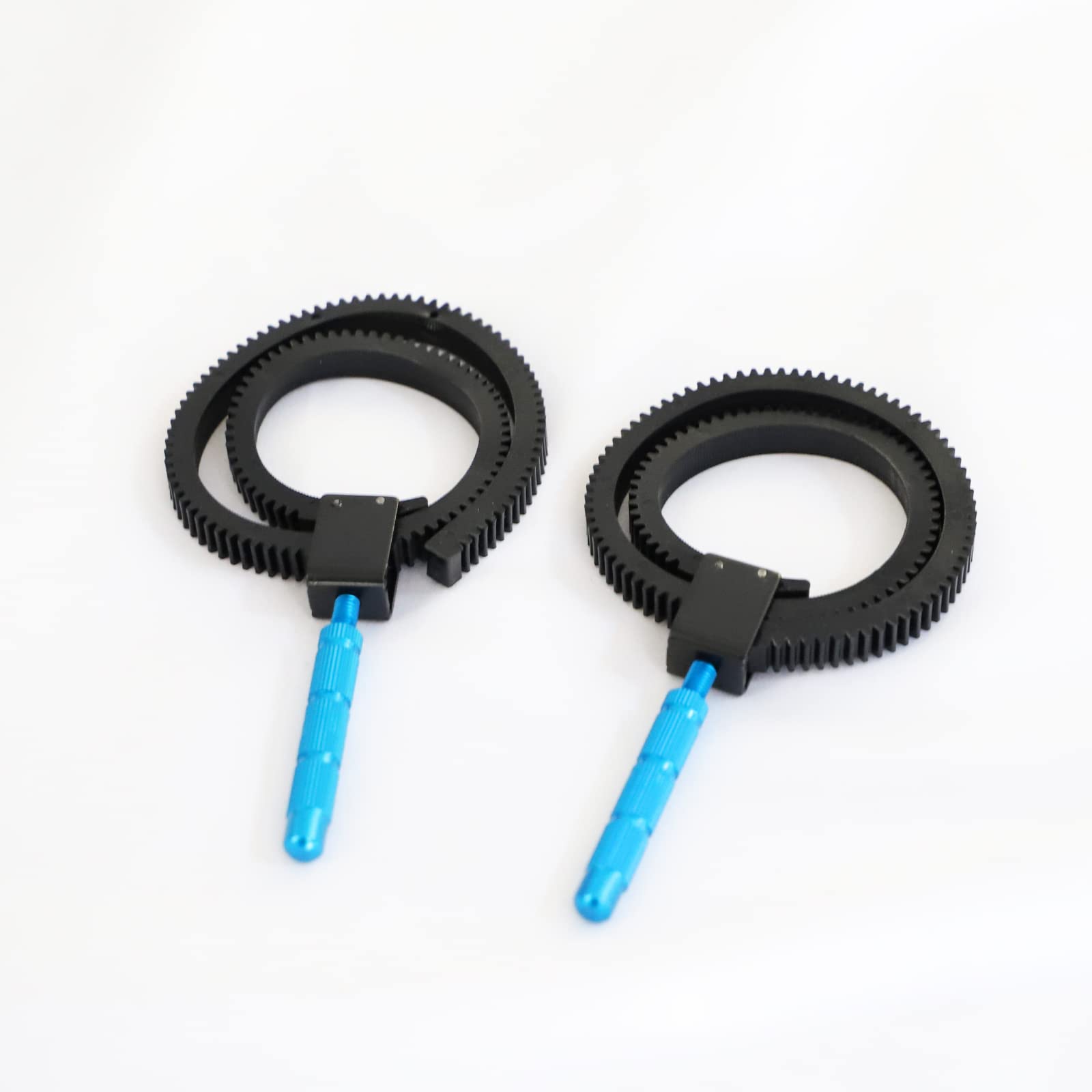 Lot de 2 Follow Focus Bague Crantée, Ceinture de Bague de Mise au Point, Anneau Follow Focus, Bague de Mise au Point pour Appareil Photo Reflex Numérique