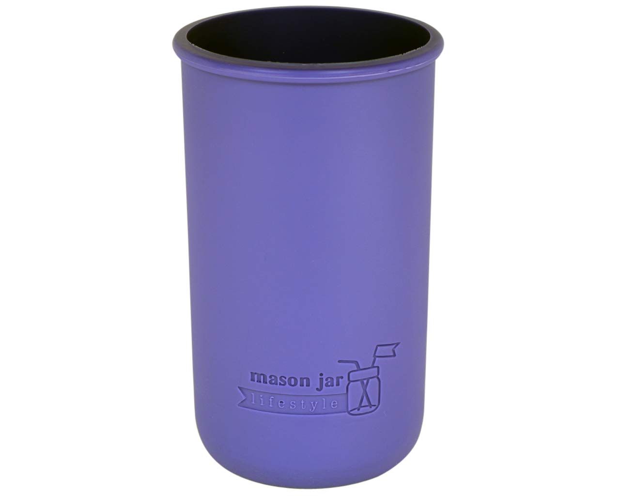 Pint & Half 24oz Silicone Sleeves/Jackets for Protecting Ball Jars by Mason Jar Lifestyle (Ultra Violet, 2)