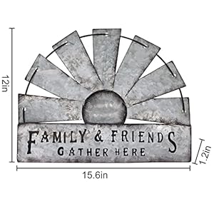 Fleecy day Metal Half Windmill Decor, Rustic Farmhouse Wall Art Decor, Metal Art Wall Decor for Living Home Bedroom Dark Kitchen Fleecy day Metal Half Windmill Decor Rustic Farmhouse Wall Art Decor Metal Art Wall Decor for Living Home Bedroom Dark Kitchen