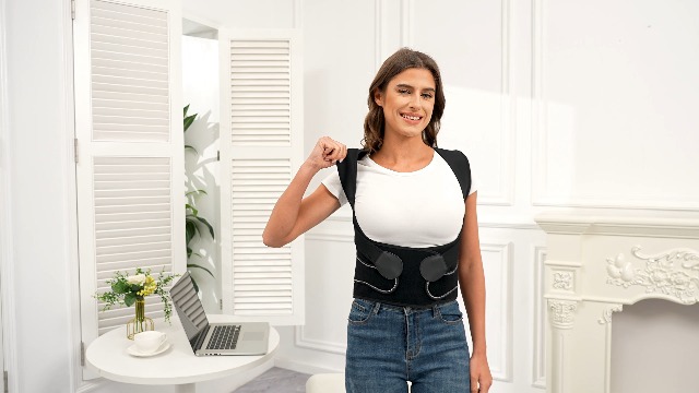 Image of Back Brace Posture Corrector for Women and Men with Spine Vertical Alignment System, Lower Back Pain Relief, Back Straighter Instant Posture Corrector - Scoliosis (Black, X-Large)