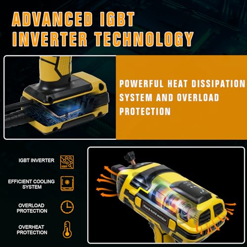 Image of TRQWH Portable Welding Machine 110V Handheld Welder | IGBT Inverter, 5 Variable Current Adjustment, Fit 1 /16 inch-1 /8 inch Welding Rods, for DIY /Home Repair /Farm Maintenance /Automotive