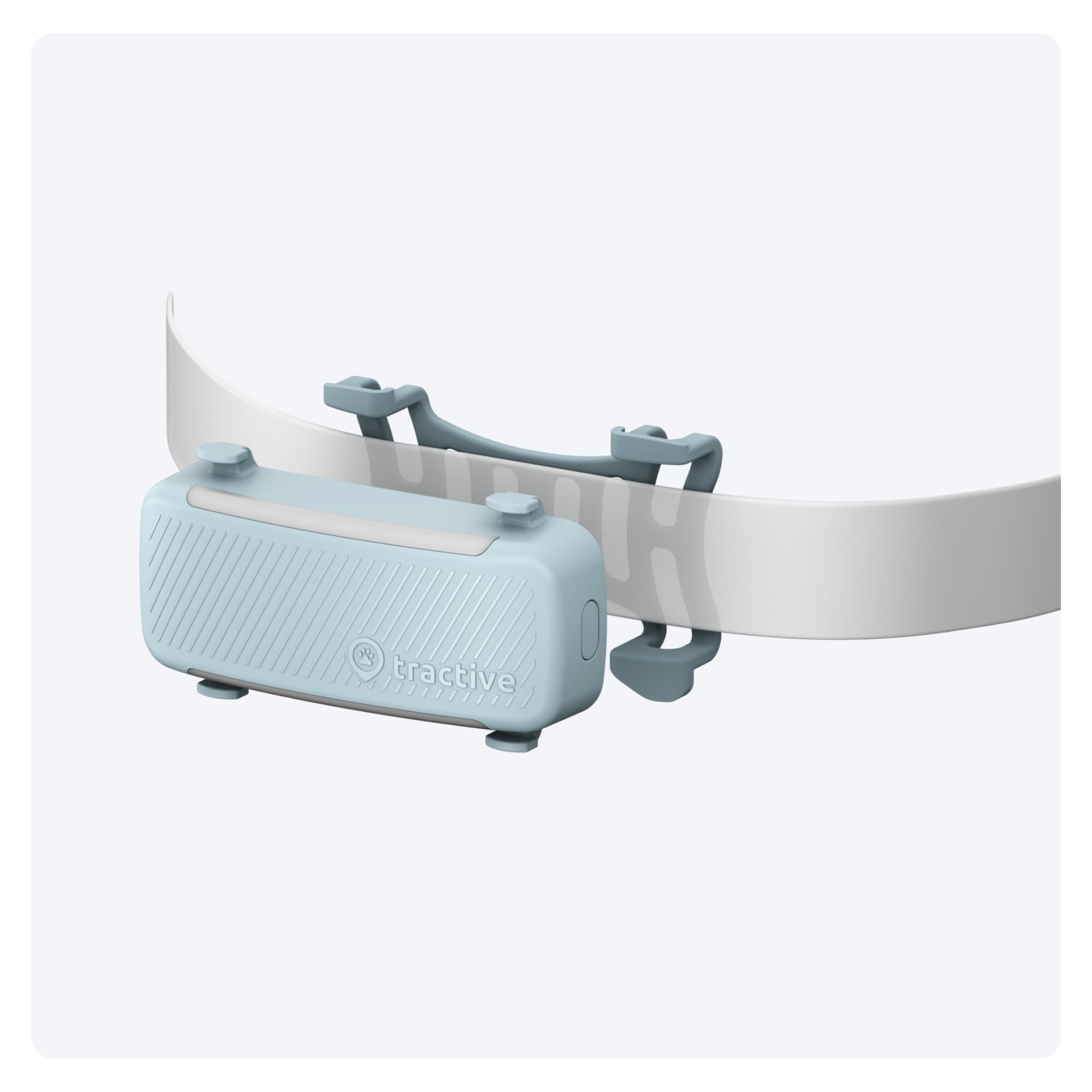 Tractive - 2 clip di gomma per GPS per cani Tractive DOG 6 (menta)