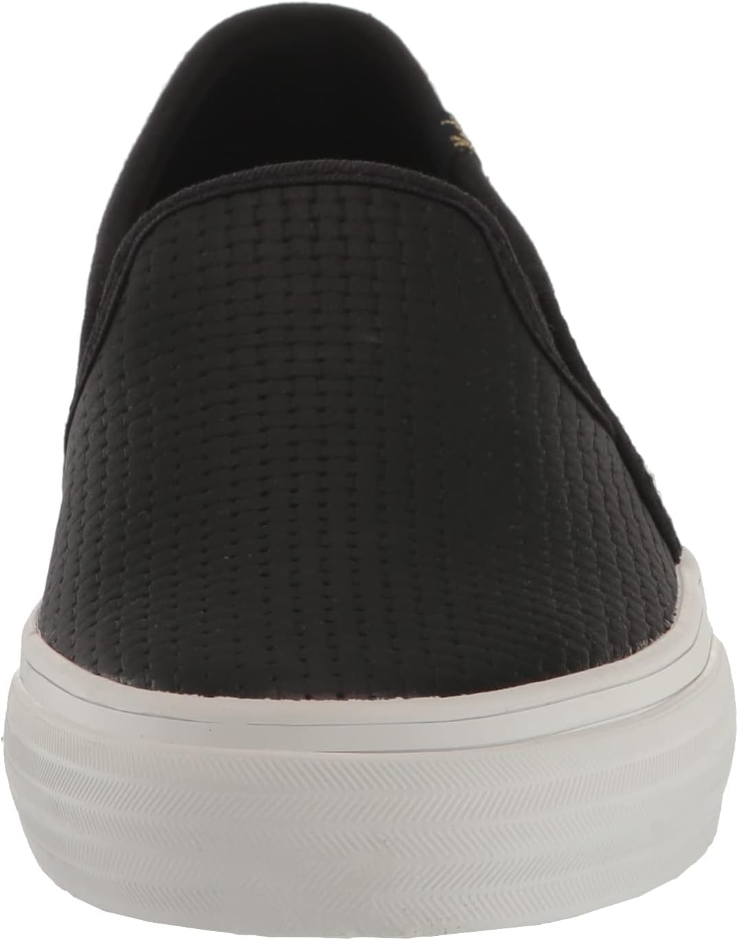 Keds Women's Double Decker Sneaker 5 Black Canvas
