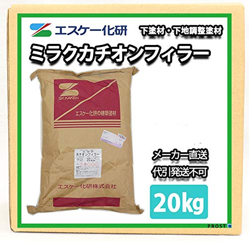 Amazon.co.jp: ミラクカチオンフィラー 20kg エスケー化研 下地調整塗 