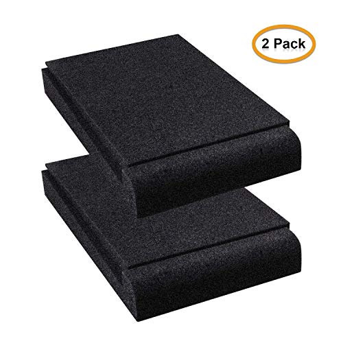Studio Monitor Isolation Pads, Suitable for 5" inch Speakers, High-Density Acoustic Foam