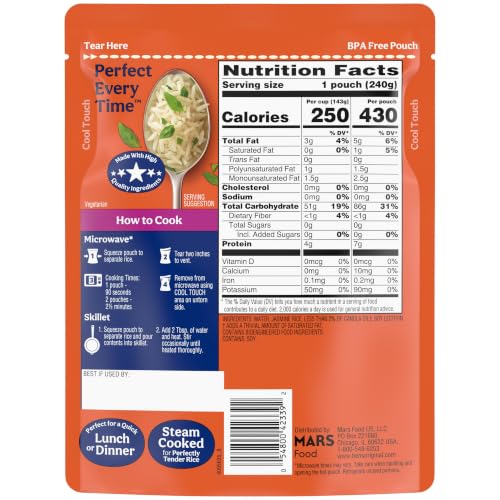 BEN'S ORIGINAL Ready Rice Jasmine Rice, Easy Dinner Side, 8.5 OZ Pouch (Pack of 6) - Image 3
