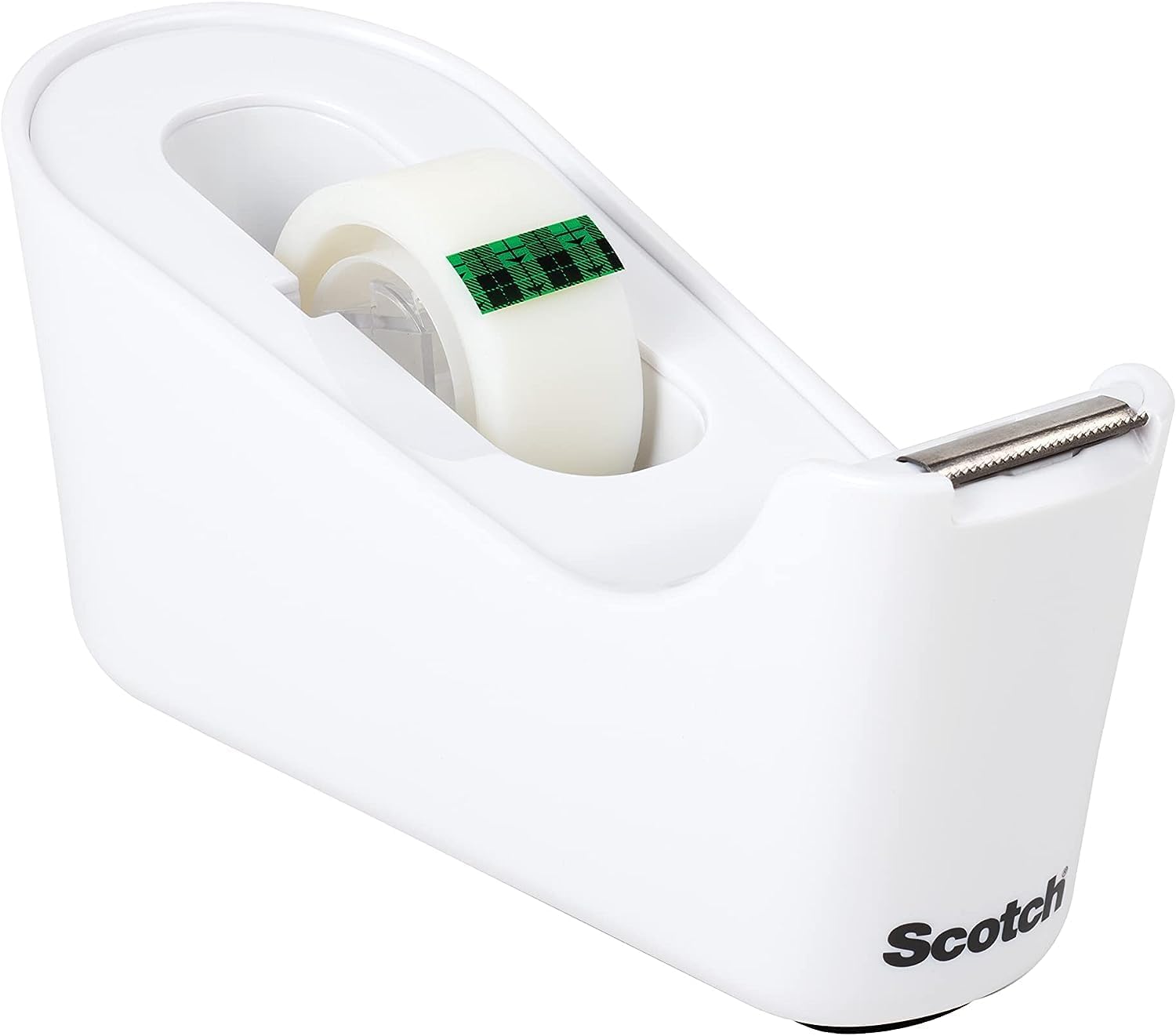 Scotch Tape Dispenser C18, + Magic Invisible Tape, 19 Mm X 33 M, 1 Roll/Pack White