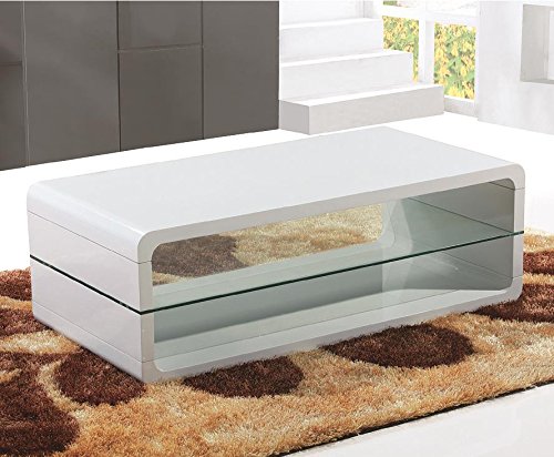 Midas Quality Tilton Coffee Table High Gloss White