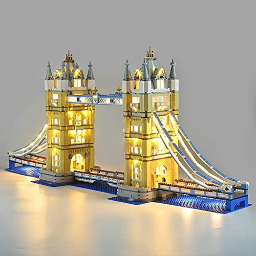 FYHCY Led Beleuchtung Set für Lego 10214 Creator Tower Bridge,LED Licht Beleuchtungsset für Lego 10214(NUR Licht Set… – Bild 3