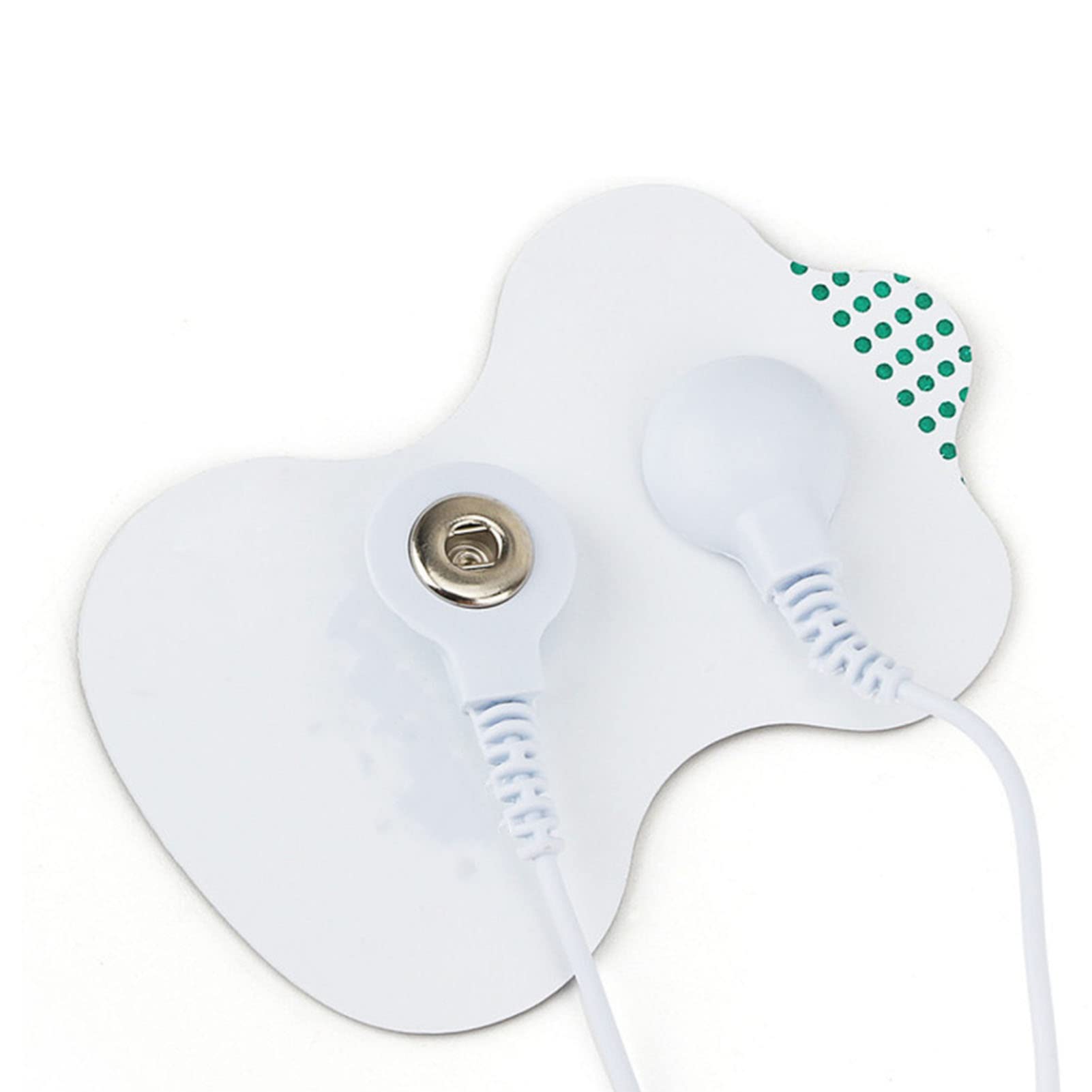 TENS Lot de 50 électrodes réutilisables, pour électrodes thérapeutiques, pour instrument de massage, physiothérapie, masseur corporel