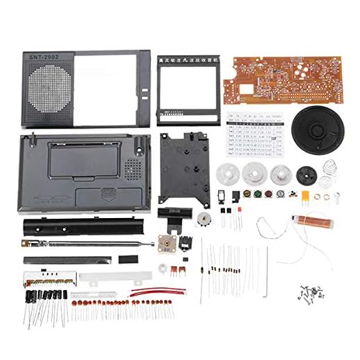 Elektronmodul Multiband Radio Kit FM MW SW1-7 Amplitude Modulation 9 Band Radio Training Kit DIY EDT-2902