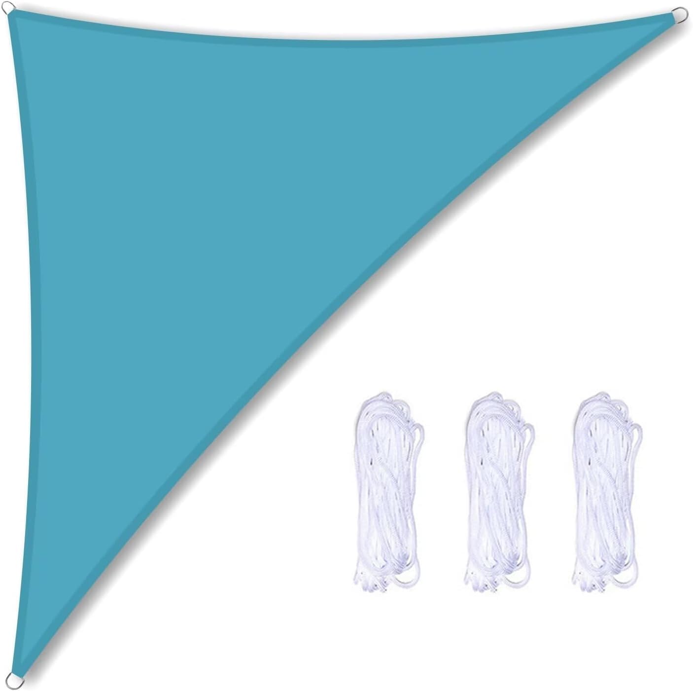 Auvent pare-soleil imperméable triangle pour patio 4x4x5.7m