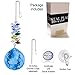 CrystalPlace Crystal Ornament 4.5 inch Suncatcher Blue Sapphire Faceted Ball Prism Rainbow Maker Crystal Cascade Made with Swarovski Crystals