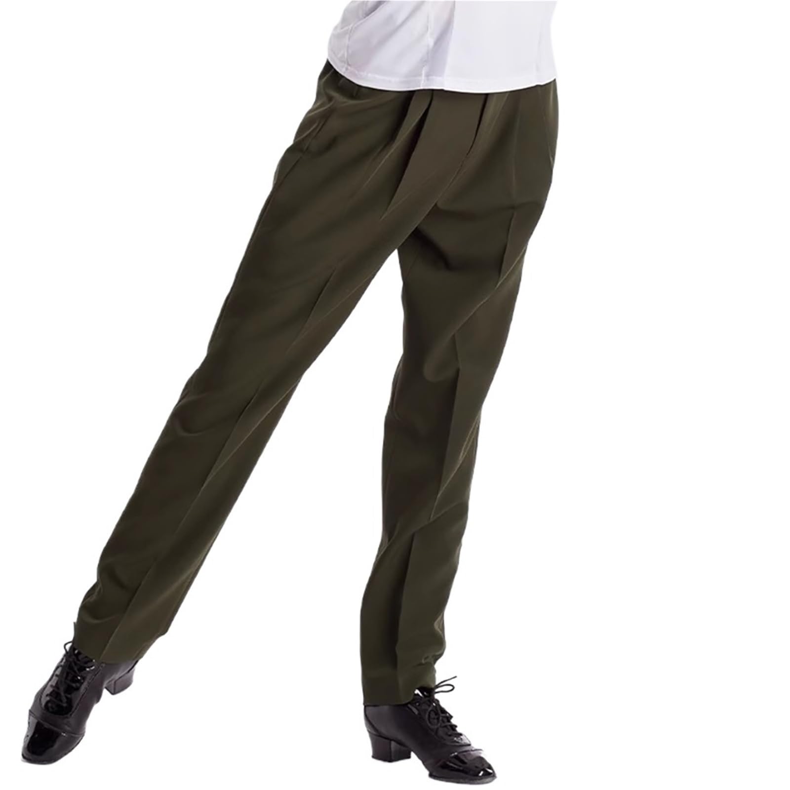 Pantalones de Cintura Alta for Baile Latino Masculino, Vestidos Danza del Vientre Moderna for Hombre para Hombre, Salsa, Jazz, Danza